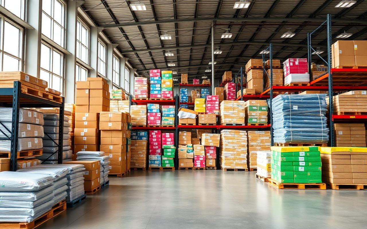 USA Sooq warehouse with packaged orders